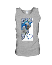 Load image into Gallery viewer, Magical Gray Couple African Parrot Gift For Bird Lovers Unisex Tank Top
