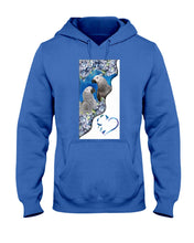 Load image into Gallery viewer, Magical Gray Couple African Parrot Gift For Bird Lovers Hoodie
