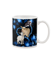 Load image into Gallery viewer, Lovely Phone Case Twinkling Blue Heart Gift For Goat Lovers Mug
