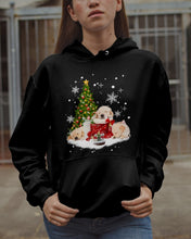 Load image into Gallery viewer, Funny Golden Retrievers Sleep In Red Boots Gift For Dog Lovers Hoodie
