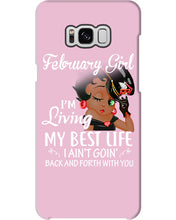 Load image into Gallery viewer, Betty Boop February Girl Living My Best Life Birthday Meaningful Gift Phone case
