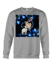 Load image into Gallery viewer, Lovely Phone Case Twinkling Blue Heart Gift For Goat Lovers Sweatshirt
