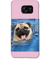 Load image into Gallery viewer, baby Pug In Denim Pocket Gift For Dog Lovers Phone case

