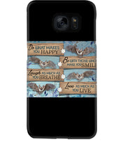 Load image into Gallery viewer, Do What Makes You Happy With Bats Gift For Girls Phone case
