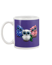 Load image into Gallery viewer, Lovely Phone Case Three Owl With US Flag Gift For Owl Lovers Mug
