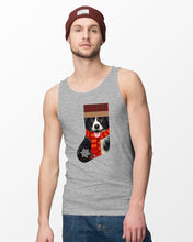 Load image into Gallery viewer, Santa Border Collie In Stock Gift For Dog Lovers Unisex Tank Top
