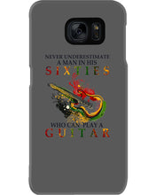 Load image into Gallery viewer, Never Underestimate A 60 Year Old Man Can Play A Guitar Phone case

