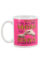 Load image into Gallery viewer, God Gifted Me Two Titles Mom And Nana And I Rock Them Both Mug
