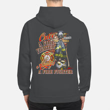 Load image into Gallery viewer, Once A Firefighter   Always A Firefighter   Special Custom Design Hoodie
