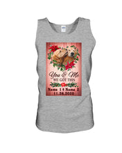 Load image into Gallery viewer, Golden Retriever You And Me Gift For Dog Lovers Unisex Tank Top
