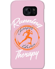 Load image into Gallery viewer, Running Cheaper Than Therapy Gift For Running Lovers Phone case
