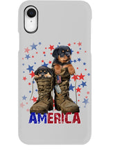 Load image into Gallery viewer, Rottweiler Shoes Armerican Army Gift For Dog Lovers Phone case
