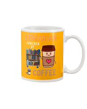 Load image into Gallery viewer, Librarian Powered By Coffee  Custom Design For Book Lovers Mug
