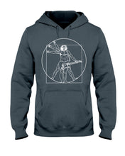 Load image into Gallery viewer, Guitar Vitruvian Design Gift For Guitar Lovers Hoodie
