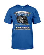Load image into Gallery viewer, Shes Stubborn Messy And A Brat At Times Black Gift For Husband Guys Tee
