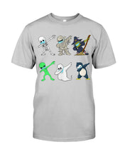 Load image into Gallery viewer, Cute Penguin Dabbing Hallo Gift For Penguin Lovers Guys Tee
