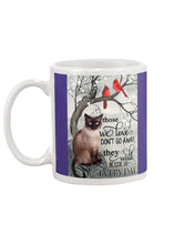 Load image into Gallery viewer, Siamese Cat Red Cardinals Those We Love Mug
