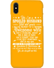 Load image into Gallery viewer, Shes Stubborn Messy And A Brat At Times Black Gift For Husband Phone case
