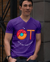 Load image into Gallery viewer, Gift For Occupational Therapist Let's Get Functional Guys V-Neck
