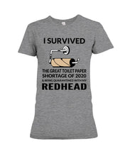 Load image into Gallery viewer, I Survived The Great Toilet Paper Shortage Of 2020 Ladies Tee
