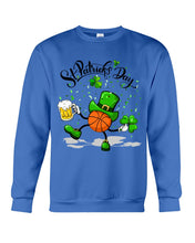 Load image into Gallery viewer, Basketball Saint Patrick's Day Gift For Basketball Lovers Sweatshirt
