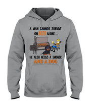 Load image into Gallery viewer, A Man Loves Beer And Dachshund Gift For Dog Lovers Hoodie
