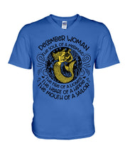 Load image into Gallery viewer, December Woman The Soul Of A Mermaid Birthday Meaningful Gift For Women Guys V-Neck
