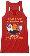 Load image into Gallery viewer, I Don't Feart I Just Whisper In My Pants Sometimes It's A Scream Ladies Flowy Tank
