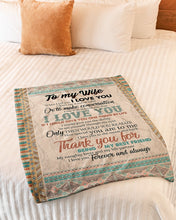 Load image into Gallery viewer, To My Wife Mexican Pattern When I Tell You I Love You Fleece Blanket
