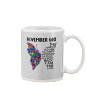 Load image into Gallery viewer, Birthday Gift For November Girl They Whispered To Her You Cannot Withstand The Storm Mug
