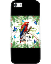 Load image into Gallery viewer, Scarlet Macaw With Butterflies I Am Always With You Gift For Lover Phone case
