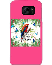 Load image into Gallery viewer, Scarlet Macaw With Butterflies I Am Always With You Gift For Lover Phone case
