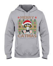 Load image into Gallery viewer, Merry Catmas Cute Funny Gifts Hoodie
