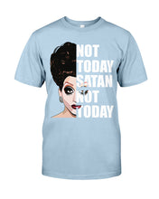 Load image into Gallery viewer, Not Today Satan Not Today Gift For Women Guys Tee
