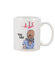 Load image into Gallery viewer, You Are Sister Heartbeat Gift For Sister Mug
