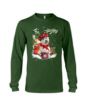 Load image into Gallery viewer, Cute Westie Christmas Night Gift For Dog Lovers Unisex Long Sleeve
