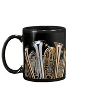Load image into Gallery viewer, Mental And Gold Tuba Gift For Music Lovers Mug
