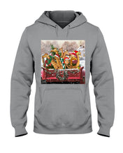 Load image into Gallery viewer, Giraffe Red Car Merry Christmas Gift For Giraffe Lovers Hoodie
