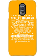 Load image into Gallery viewer, Shes Stubborn Messy And A Brat At Times Black Gift For Husband Phone case
