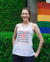 Load image into Gallery viewer, Ballet Words Pink Pattern Gift For Ballet Dancer Ladies Flowy Tank
