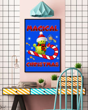 Load image into Gallery viewer, Tennis Players Magical Christmas Snowman Gift For Women Vertical Poster
