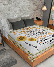 Load image into Gallery viewer, Sunflower Present For Mom Let You Know You're Appreciated  Trending Sherpa Blanket
