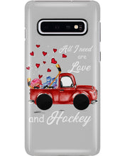 Load image into Gallery viewer, All I Need Are Love And Hockey Gift For Hockey Players Phone case
