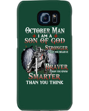 Load image into Gallery viewer, October Man Son Of God Birthday Meaningful Gift For Men Phone case
