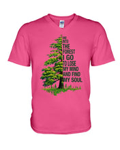 Load image into Gallery viewer, Into The Forest I Go To Lose My Mind Find My Soul Guys V-Neck
