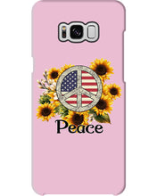 Load image into Gallery viewer, Peace Sign Sunflower Birthday Gift For Girls Phone case
