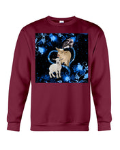 Load image into Gallery viewer, Lovely Phone Case Twinkling Blue Heart Gift For Goat Lovers Sweatshirt
