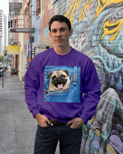 Load image into Gallery viewer, baby Pug In Denim Pocket Gift For Dog Lovers Sweatshirt
