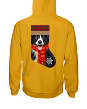 Load image into Gallery viewer, Santa Border Collie In Stock Gift For Dog Lovers Hoodie
