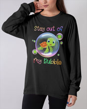 Load image into Gallery viewer, Vintage Funny Stay Out Of My Bubble Gift For Turtle Lovers Unisex Long Sleeve
